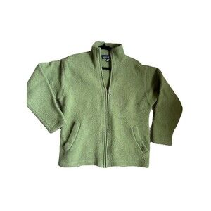 Patagonia Lowland Wool Full Zip Long Sleeve Cardigan Jacket Coat Sz Large / XL